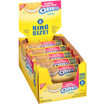 Nutter Butter Cookies, Sandwich, Peanut Butter, King Size! - 10 pack, 3.5 oz packs