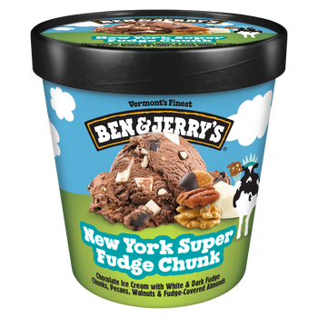 Ben & Jerry's, New York Super Fudge Chunk Ice Cream, Pint (8 Count)