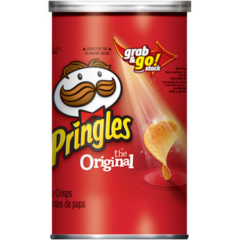 Pringles Potato Crisps, Original, 2.38 oz. Can (1 Count)