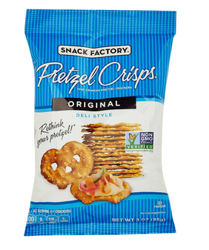 Snack Factory Pretzel Crisps Original, 3.0 oz. (1 Count)