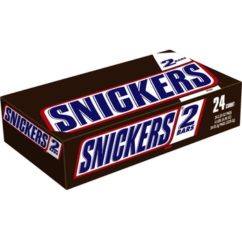 Snickers, Real Chocolate, Sharing Size, 3.29 oz. Bars (24 Count)