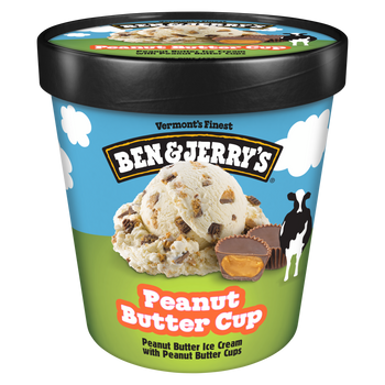 Ben & Jerry's, Peanut Butter Cup Ice Cream, Pint (8 Count)