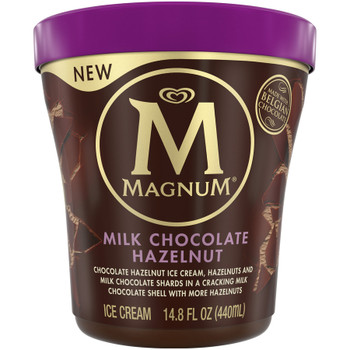 Magnum Milk Chocolate Hazelnut Ice Cream, 14.8 Oz Pint (1 Count)
