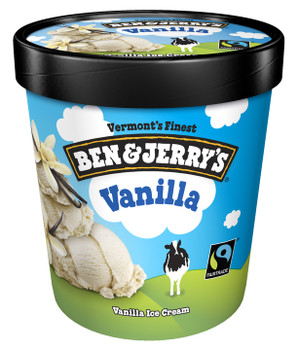 Ben & Jerry's, Vanilla Ice Cream, Pint (1 Count)