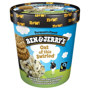 Ben & Jerry's, Oat of This Swirled Ice Cream, Pint (8 Count)