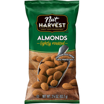 Nut Harvest Premium Almonds, 2.25 oz bag (1 count)