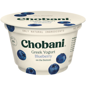 Chobani Nonfat Blueberry Yogurt, 5.3 Ounces - 12 per Case