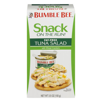 Bumble Bee, FAT FREE Tuna Salad Kit with Crackers, Ready to Eat, 3.5 oz. (1 Count)