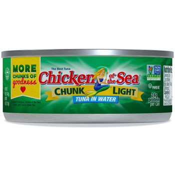 Chicken Of The Sea, Chunk Light Tuna in Water, 5 oz. (48 count)