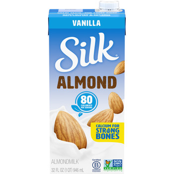 Silk, Aseptic Vanilla Almond Milk, 1 qt. (6 Count)