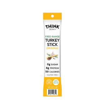 Think Jerky, Free-Range Turkey Stick, Original, 1 oz. (20 Count)
