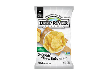 Deep River Snacks, Original Sea Salt Kettle Chips, 1.5 oz. (24 Count)