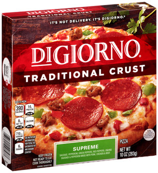 DiGiorno, Traditional Crust Supreme Pizza, 10 oz. (10 count)