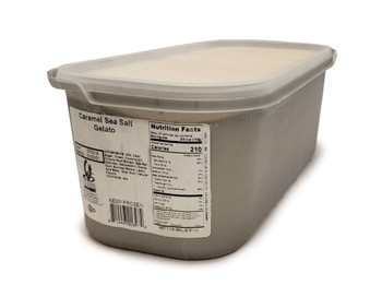 G.S Gelato, Caramel Sea Salt Gelato, 5 L. (1 Count)