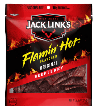 Jack Link's, Beef Jerky Flamin Hot Original, 2.65 oz. Bags (12 Count)