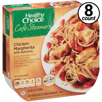 Conagra, Healthy Choice Cafe Steamers, Chicken Margherita, 9.5 oz. Microwavable Entree (8 Count)