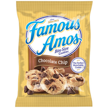 Famous Amos, Chocolate Chip Bite Size Cookies 2.0 oz. (1 Count)