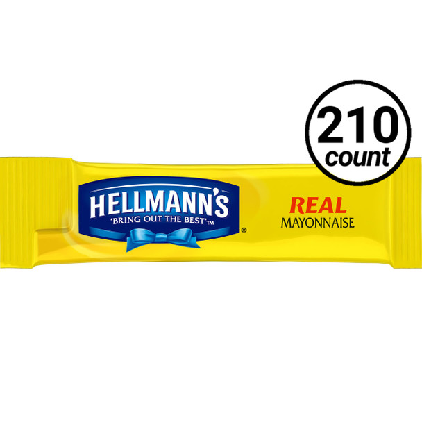 Hellman's, Real Mayonnaise, 0.38 oz. Packet (210 Count)