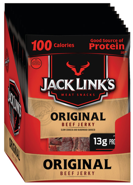 Jack Link's, Original Beef Jerky, 1.25 oz. Bag (10 Count)