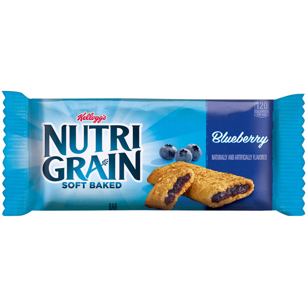 Kellogg's, NutriGrain Cereal Bar, Blueberry, 1.3 oz. Bars (8 Count