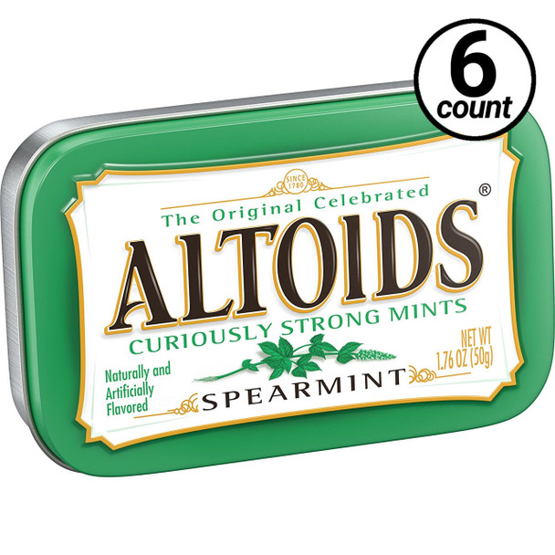 Altoids, Spearmint, 1.76 oz. Tins (6 Count)