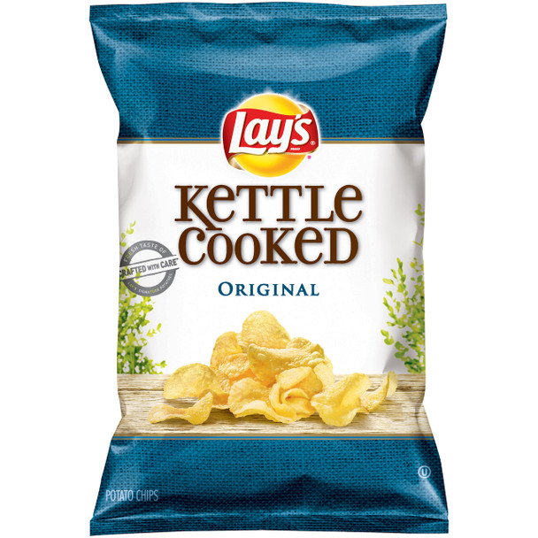 Lay's, Kettle Cooked, Original, 1.375 oz. Bag (1 Count)