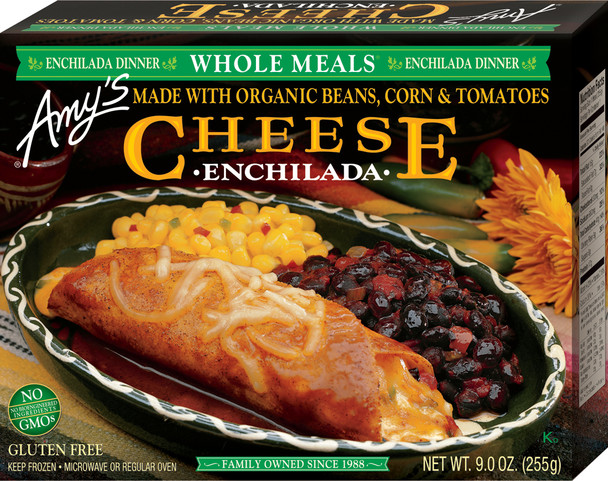 Amy's Kitchen, Cheese Enchilada , 9.0 oz. Entree (1 Count)