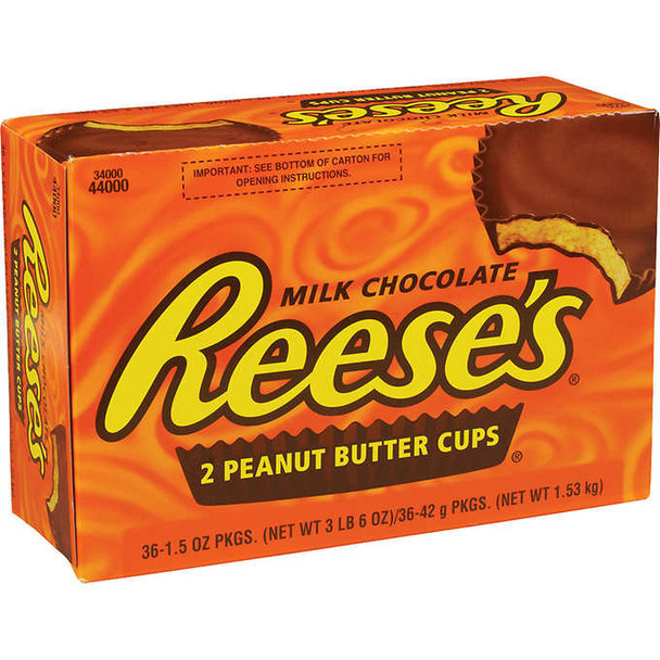 Reese's Peanut Butter Cup, 1.5 oz. (36 Count)