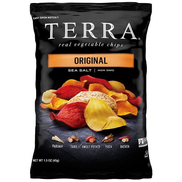 Terra Chips Brand, Original Exotic Vegetable Chips, 1.5 oz. Bag (1 Count)