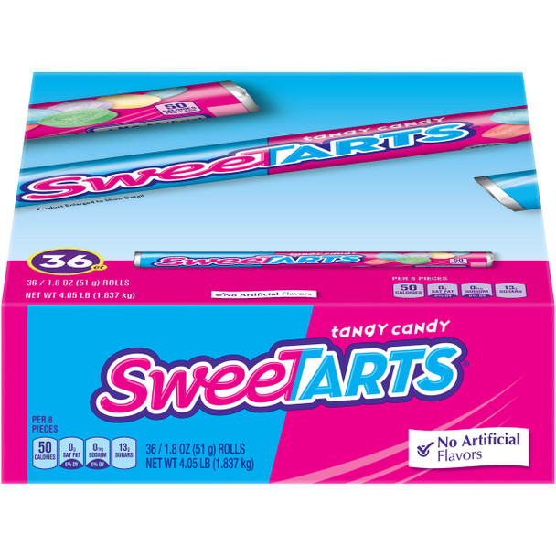 Wonka SweeTarts Candy Roll, 1.8 oz. (36 Count)