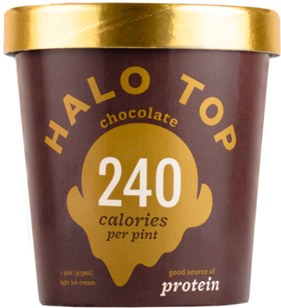 Halo Top, Chocolate Ice Cream, Pint (1 Count)