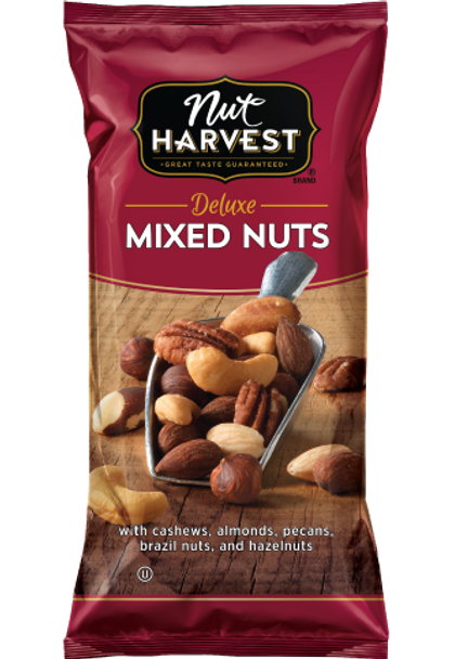 Nut Harvest Deluxe Mixed Nuts, 2.75 Oz Bag (1 Count)
