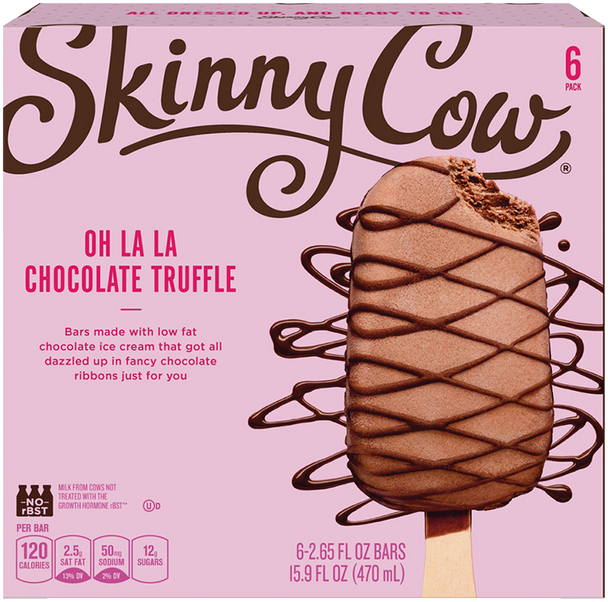 Skinny Cow, Oh La La Chocolate Truffle, 2.65 oz Bar ( 6 count )