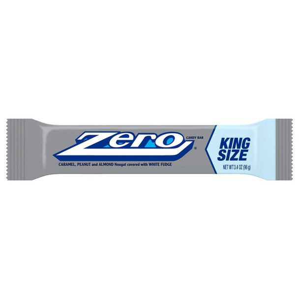 Zero Candy Bar, KING SIZE, 3.4 Oz Bar (12 Count)