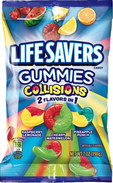 Life Savers Gummies, Collisions, 7 Oz Bag (1 Count)