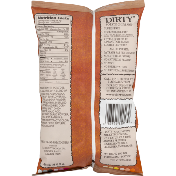 Dirty Potato Chips, Funky Fusion, 2 Oz (1 Count)