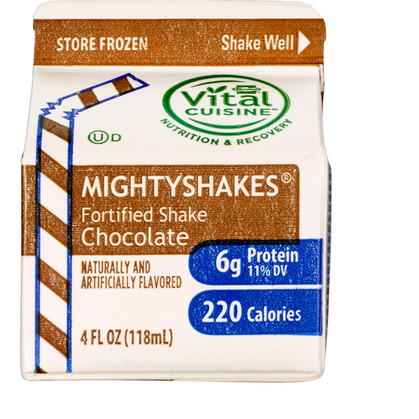 MightyShakes Chocolate Shake Beverage, 4 Ounce , (75 count)