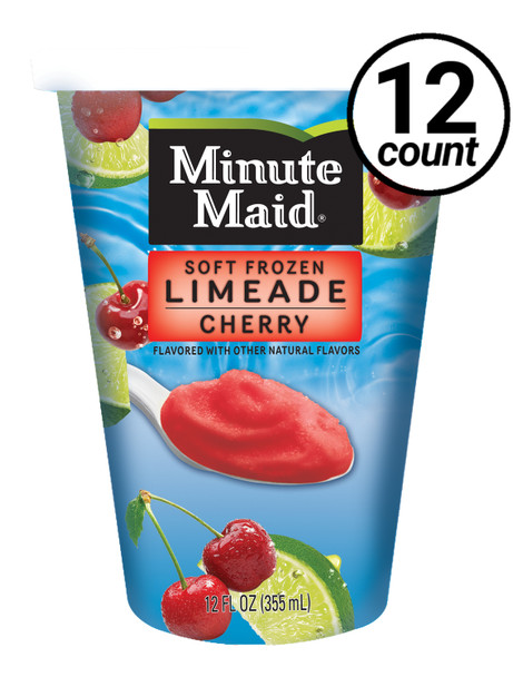 Minute Maid Soft Frozen Cherry Limeade Cup, 12 oz cup (12 count)