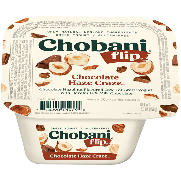 Chobani, Low Fat Chocolate Haze Craze Flip Greek Yogurt, 5.3 oz - (12 count)