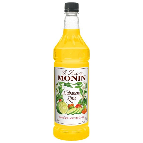 Monin, Habanero Lime Syrup, 1 L. (4 Count)