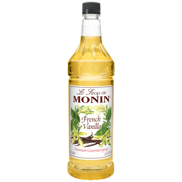 Monin, Kosher French Vanilla Syrup, 1 L. (4 Count)