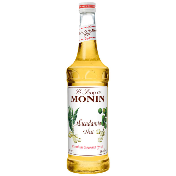 Monin, Macadamia Nut Syrup, 750 ml.  (12 Count)