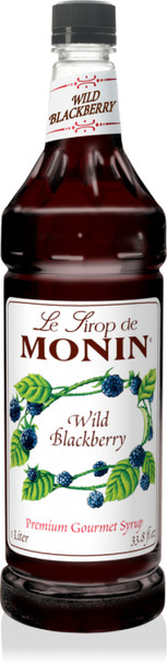 Monin, Wild Blackberry Syrup, 1 L. (4 Count)