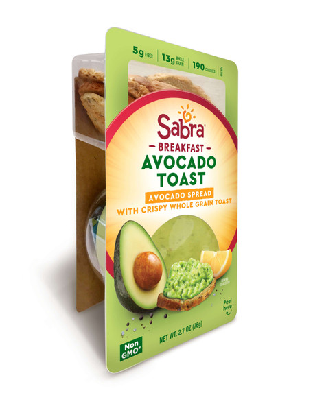 Sabra, Avocado Spread With Toast, 2.7 oz. (8 count)