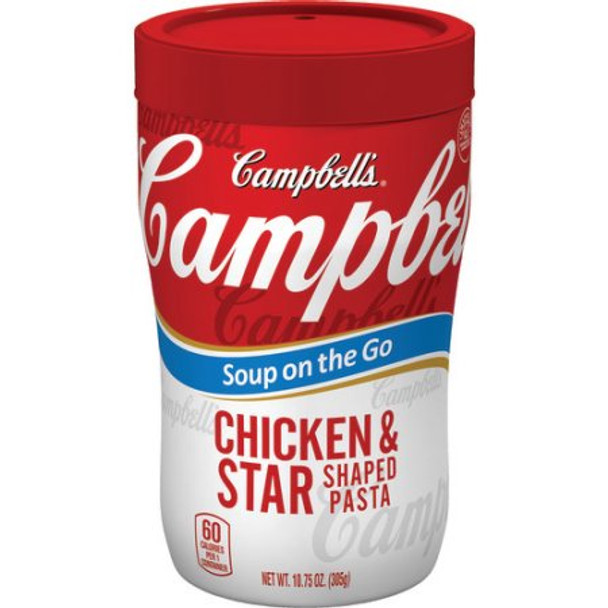 Campbell's, at Hand, Chicken & Stars, 10.75 oz. Microwavable Cup (1 Count)