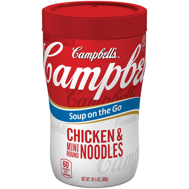 Campbell's, Soup at Hand, Chicken with Mini Noodles, 10.75 oz. Microwavable Cup (1 Count)