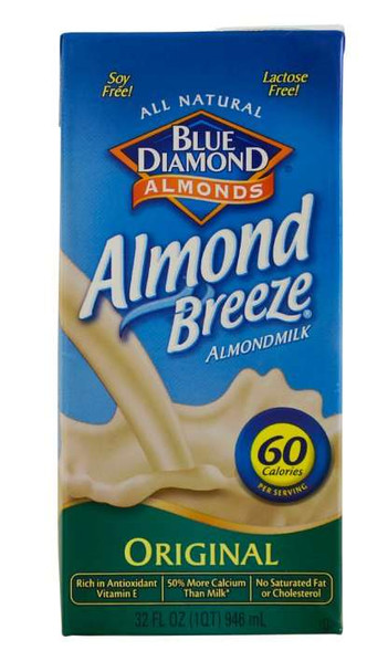 Blue Diamond, Original Almond Milk, 32 oz. (12 Count)