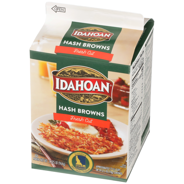 Idahoan, Foods Fresh Cuts Hashbrown Potatoes, 2.125 oz. (6 Count)
