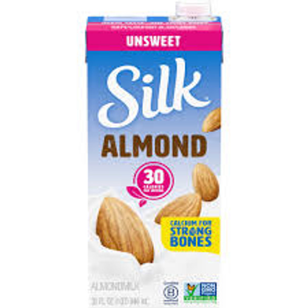 Silk, Aseptic Unsweetened Almond Milk, 1 qt. (6 Count) Silk, Aseptic Unsweetened Almond Milk, 1 qt. (6 Count)