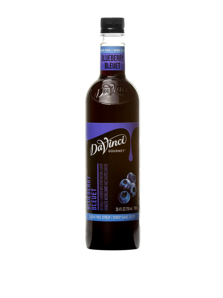 Davinci Gourmet, Sugar Free Blueberry Syrup, 750 ml (4 Count)